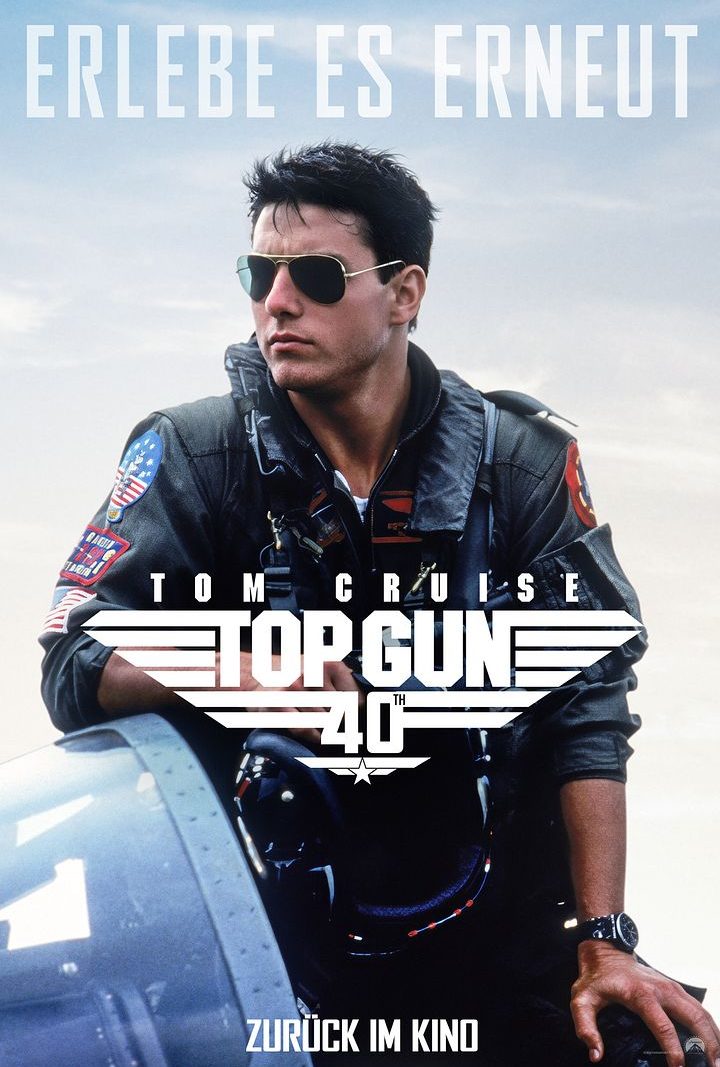 Filmplakat „Top Gun (40th Anniversary) – Sie fürchten weder Tod noch Teufel“ Filmplakat „Top Gun (40th Anniversary) – Sie fürchten weder Tod noch Teufel“