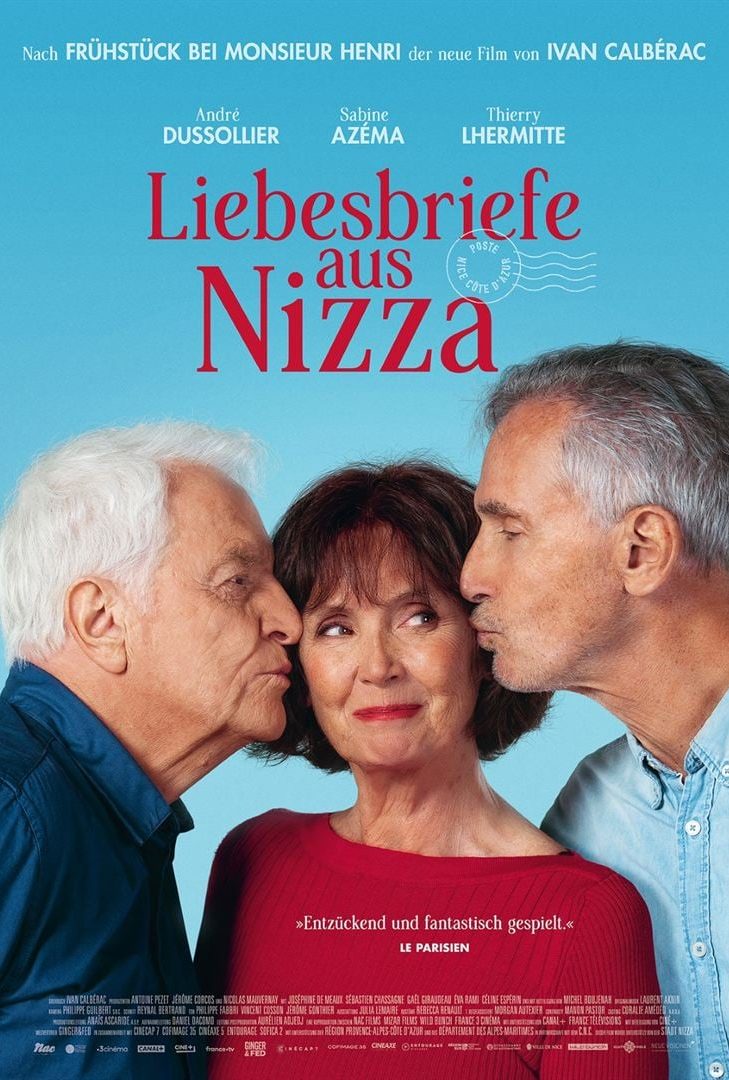 Filmplakat „Liebesbriefe aus Nizza“