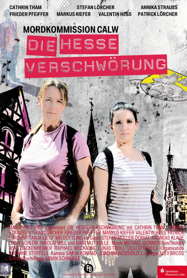 Filmplakat „Mordkommission Calw – Die Hesse-Verschwörung“ Filmplakat „Mordkommission Calw – Die Hesse-Verschwörung“