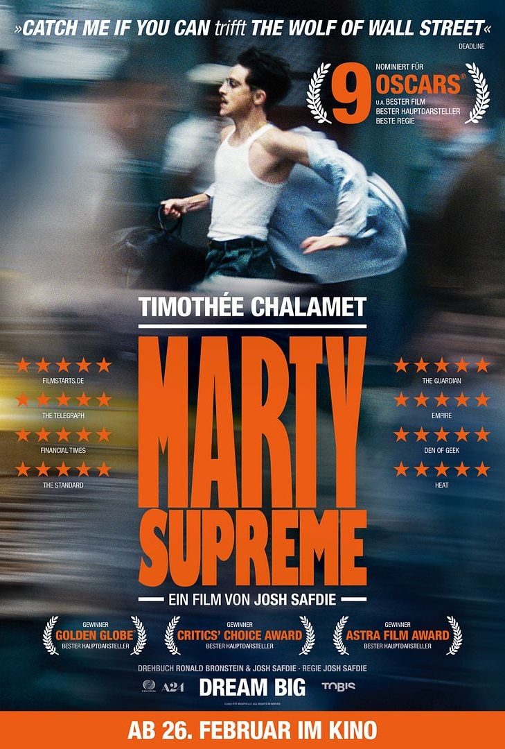 Filmplakat „Marty Supreme“ Filmplakat „Marty Supreme“