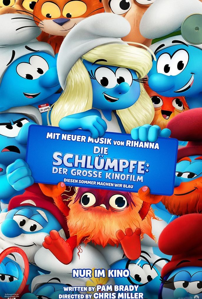 Filmplakat „Die Schlümpfe: Der große Kinofilm“ Filmplakat „Die Schlümpfe: Der große Kinofilm“