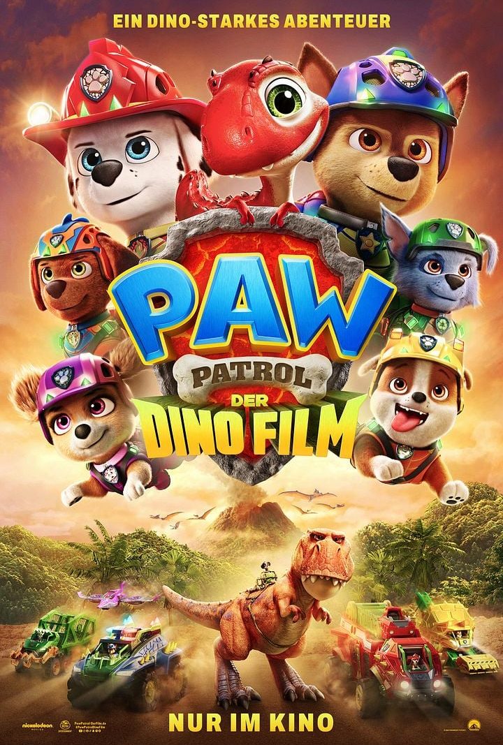 Filmplakat „Paw Patrol: Der Dino Film“ Filmplakat „Paw Patrol: Der Dino Film“