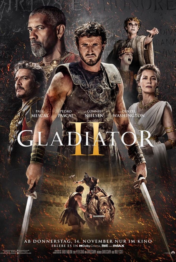 Filmplakat „Gladiator II“