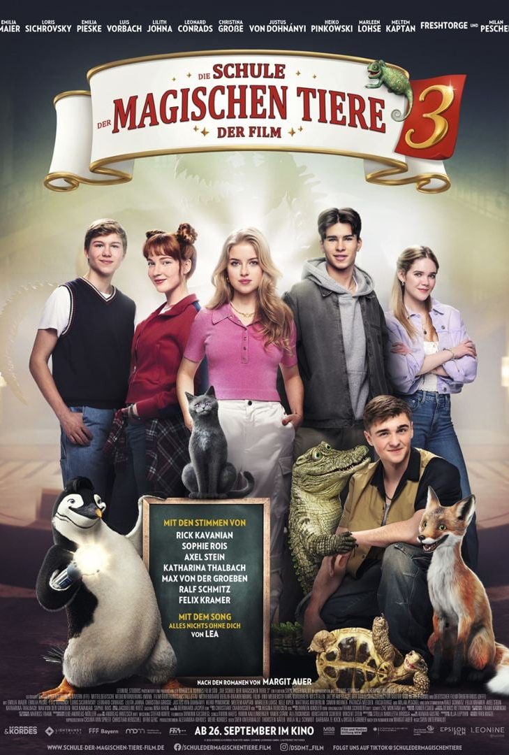 Filmplakat „Die Schule der magischen Tiere 3“